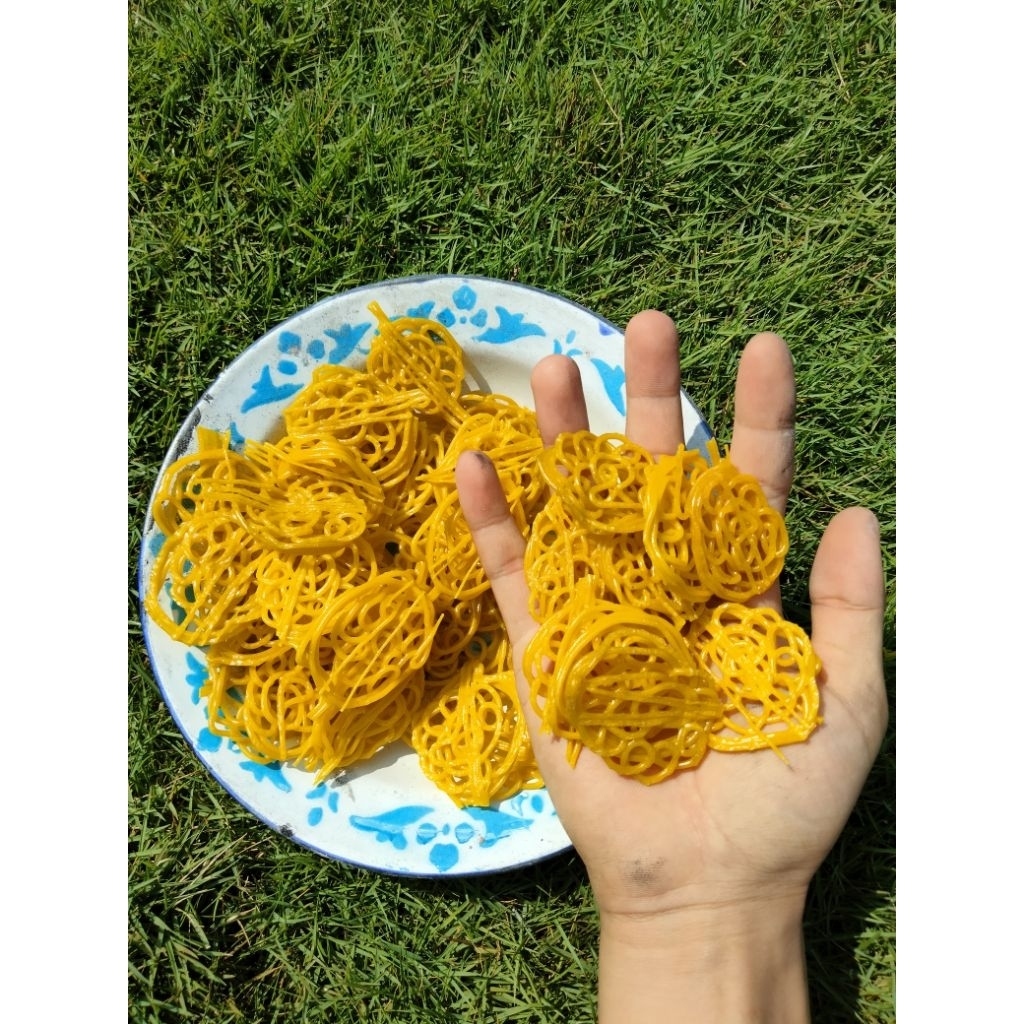 

Kerupuk Mie Mini Mentah Ukuran Kecil | OMITECH All Variant