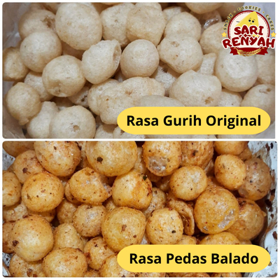 

Cimol Bulat Kering Aroma Daun Jeruk 250 Gram / Cemilan Snack- Sari Renyah