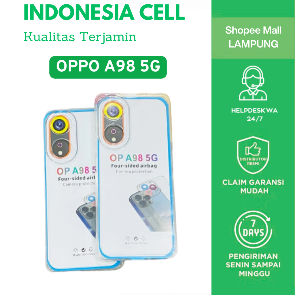 Case OPPO A98 5G/Case Bening OPPO A98 5G/Case Airbag OPPO A98/Anti Crack A98/Case Polos OPPO A98/A98