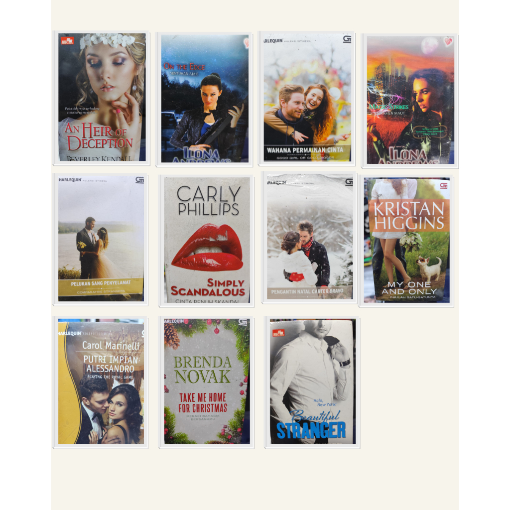 Obral Buku Novel Harlequen (Novel Terjemahan)