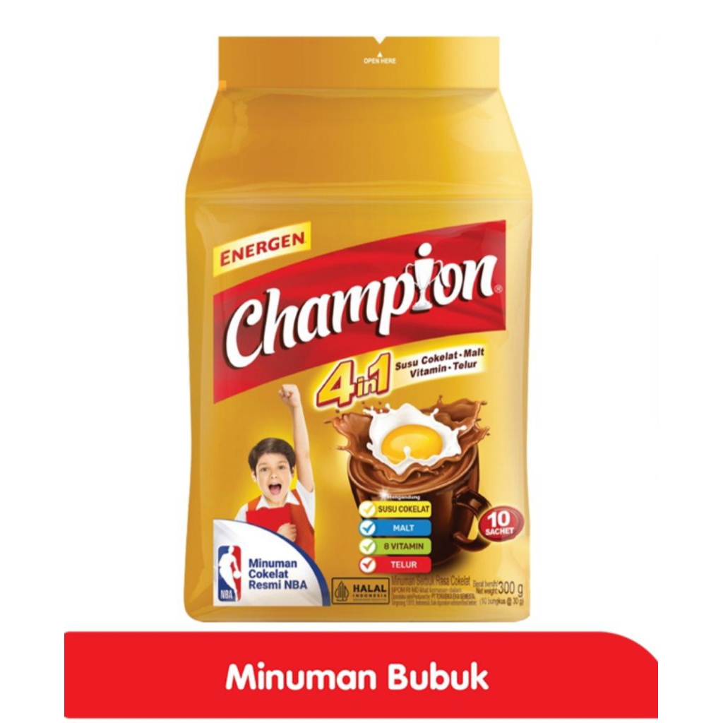 

Champion energen susu bubuk rasa coklat