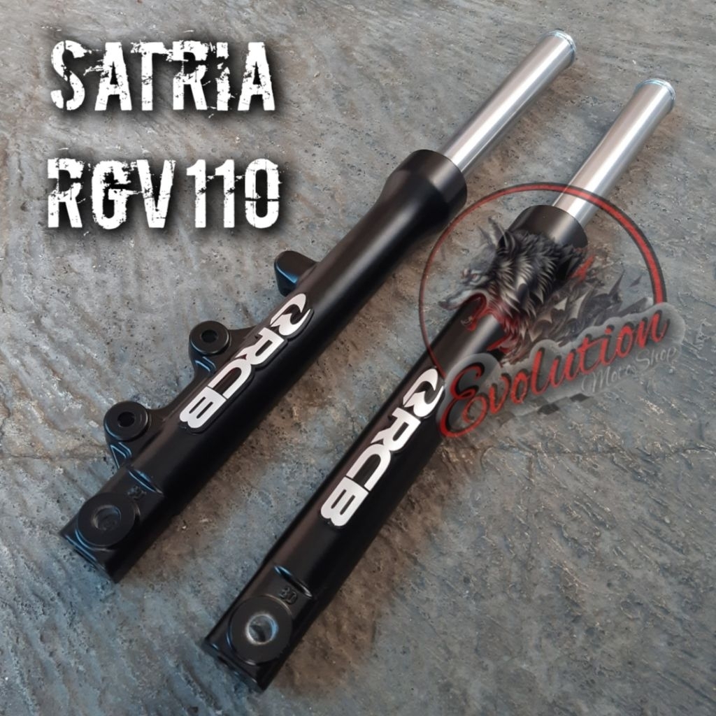 Shock depan RGV110 - SATRIA 2 TAK as 27mm shock depan standar variasi emblem timbul shock depan satr
