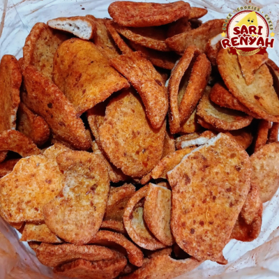 

Keripik Basreng PEDAS BALADO Daun Jeruk 250 Gram / Cemilan Pedes - Sari Renyah