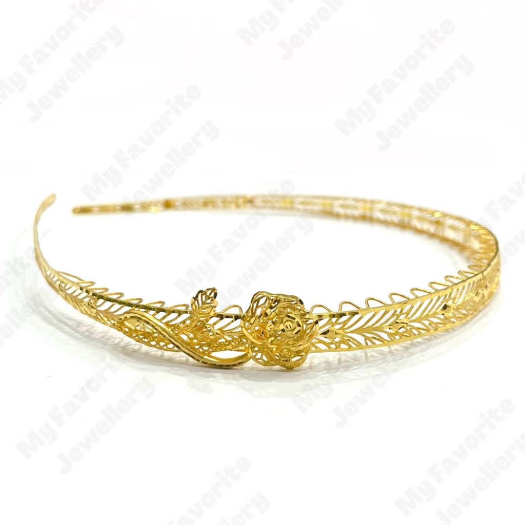 Bando Tangkai Bunga 10 Graman Emas Asli Kadar 700 16K