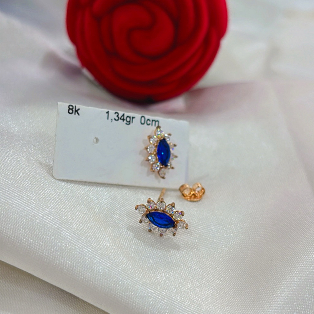 anting subang emas 8k