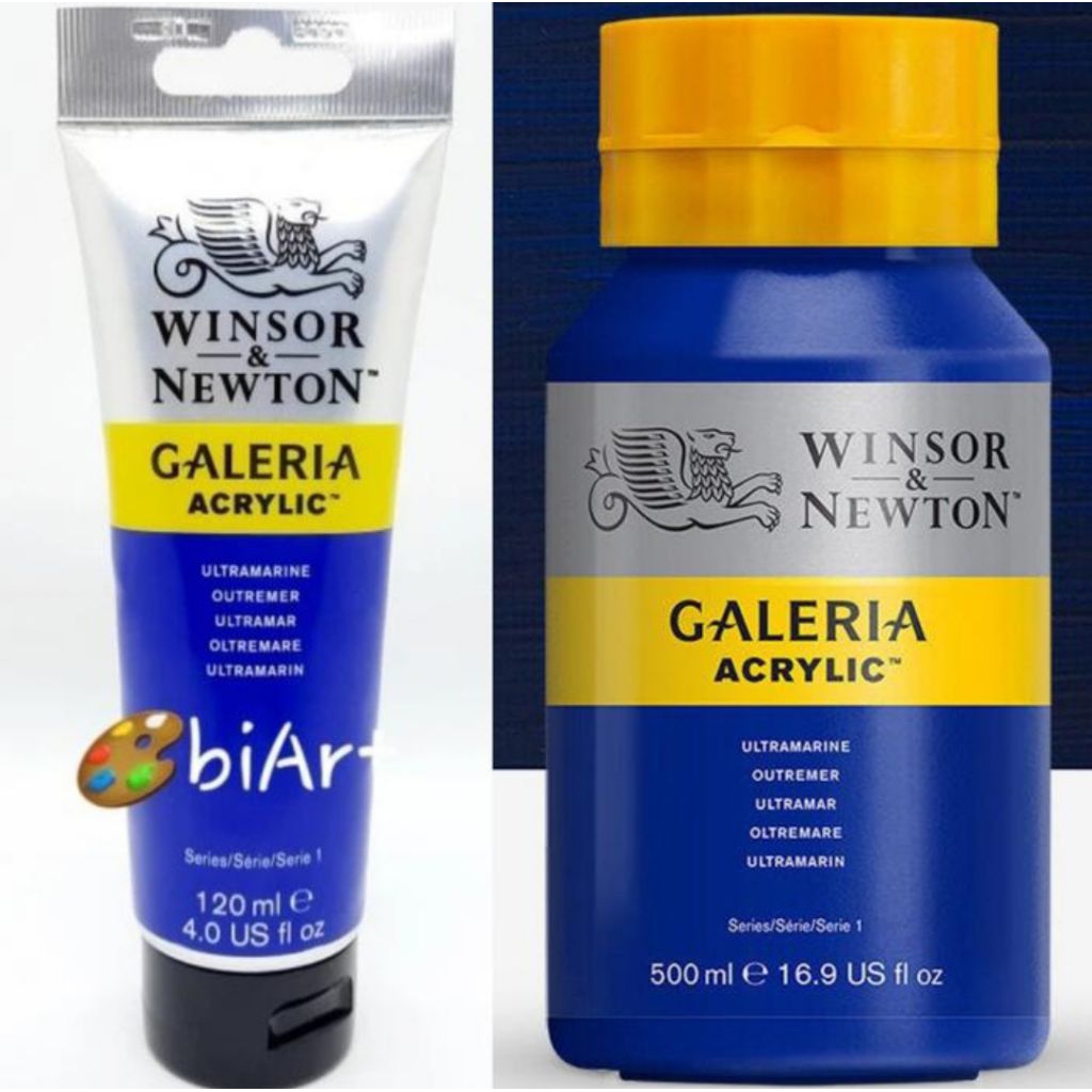 

Cat Akrilik Galeria Acrylic Colour 500ml / 120ml Ultramarine Winsor & Newton