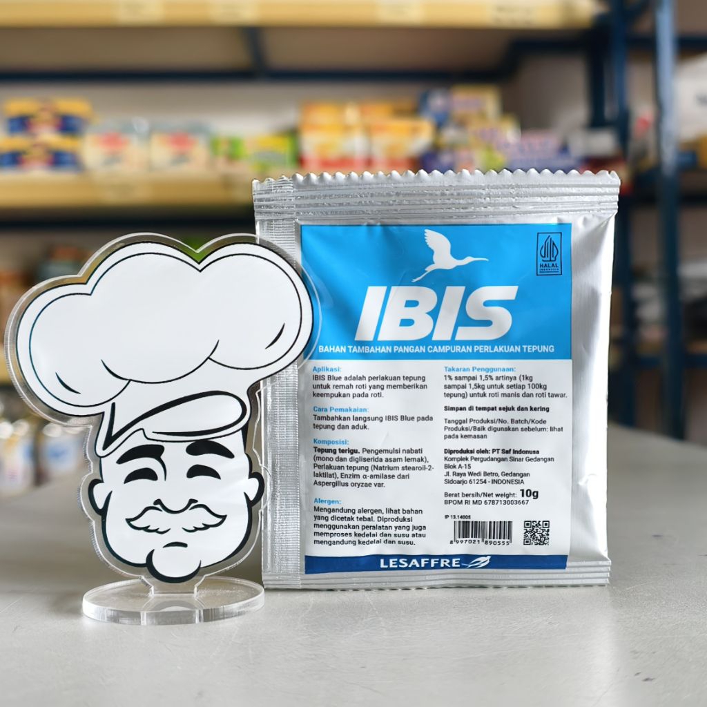 Pelembut Roti Ibis Blue 10Gr / Ibis Blue Sachet 10Gr