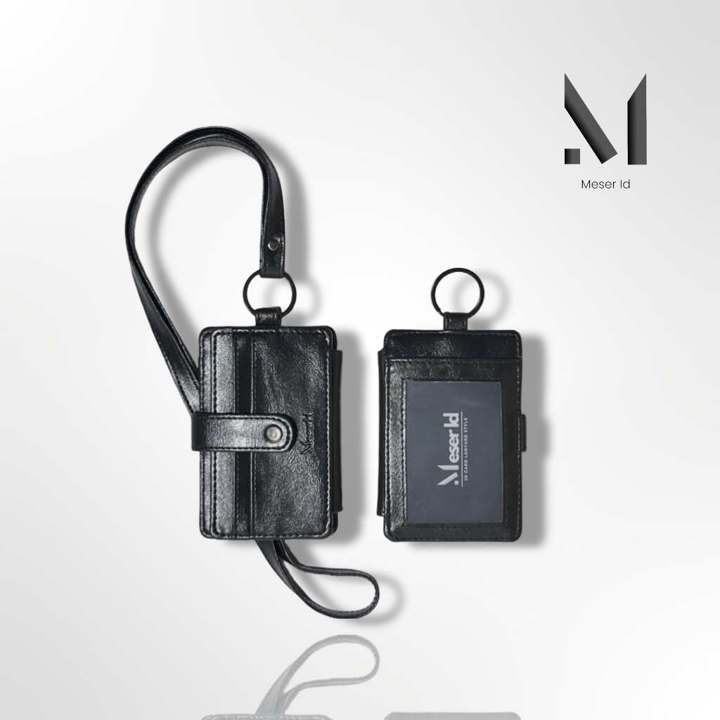 

MeserId Lanyard Dompet ID Card Name Tag Kalung Pria Wanita Premium