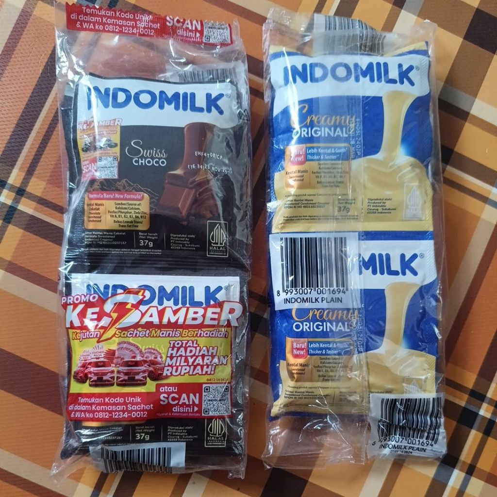 

Indomilk Susu Kental Manis 1 pack isi 6 Sachet x 37g