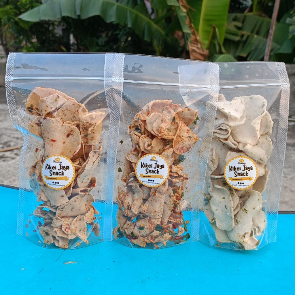 

KERIPIK BASRENG 8 VARIAN RASA || KEMASAN ICIP ICIP BY KIKEI JAYA SNACK