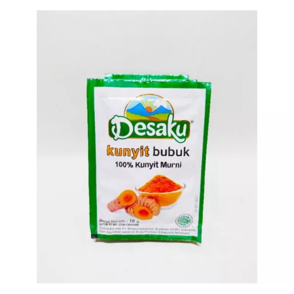 

Desaku kunyit bubuk 5g 12 sachet/Kunyit bubuk