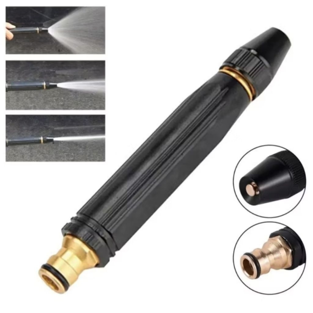 Kepala Semprotan Selang Air Nozzle Water Jet Spray Tekanan Tinggi Multifungsi