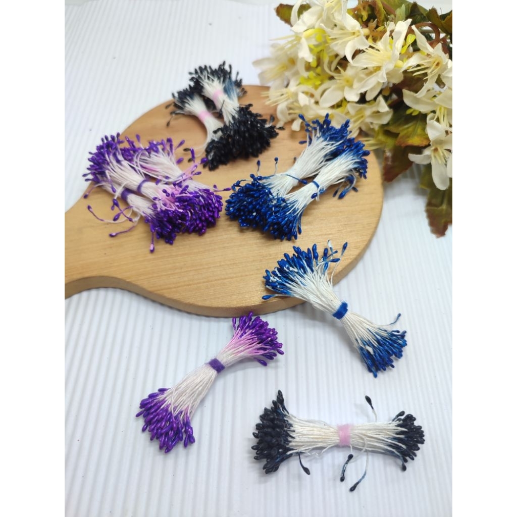 5 Ikat Putik Sari Mini - Putik Bunga - Benang Sari - Putik Variasi - Putik Warna