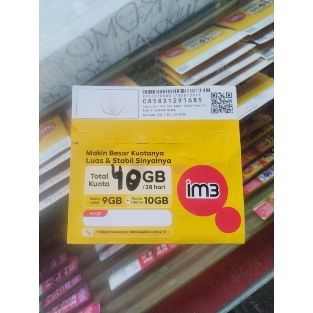 PROMO KARTU IM3 / INDOSAT 40 GB