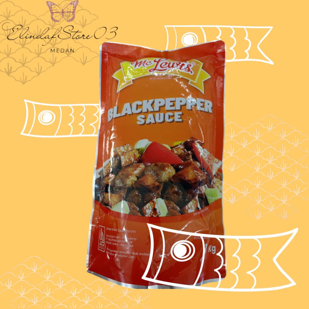 

McLewis BlackPepper Sauce | Saus Lada Hitam 1 kg Halal