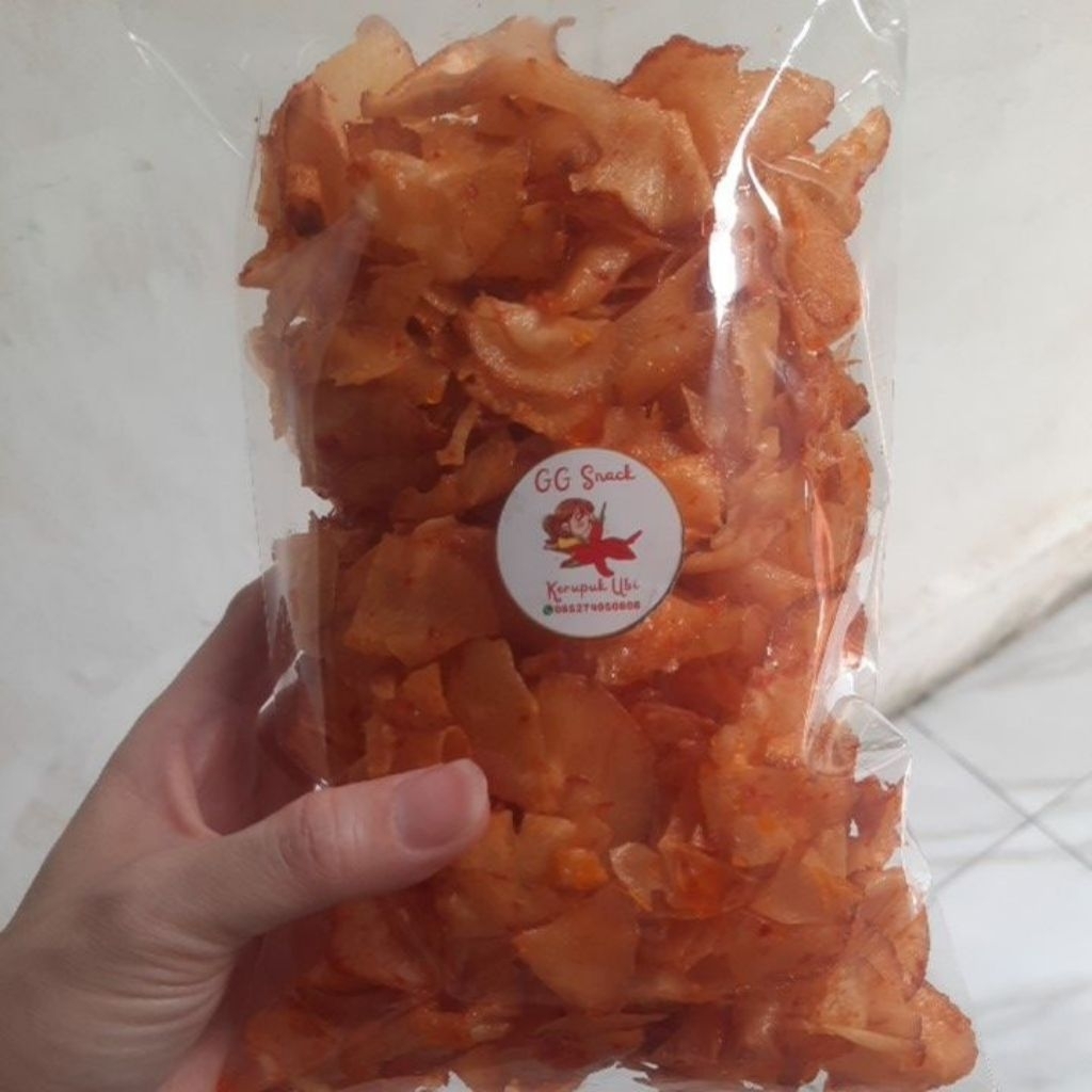 

Kerupuk ubi pedas manis