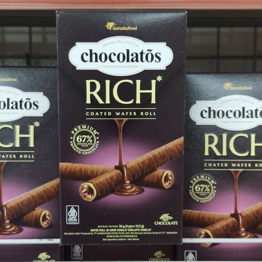 

Chocolates Rich Wafer Roll 54gram