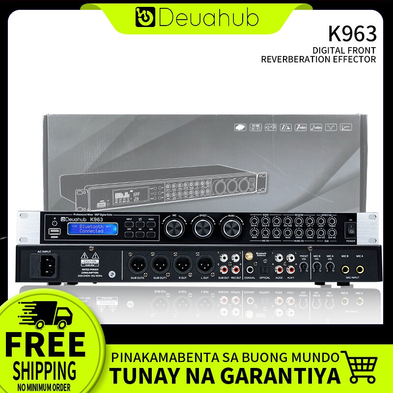 Deuahub EFEK Vocal K963/k961 Effect Vocal Kuping Besi Audio Effector EFEK Vokal Effector Audio