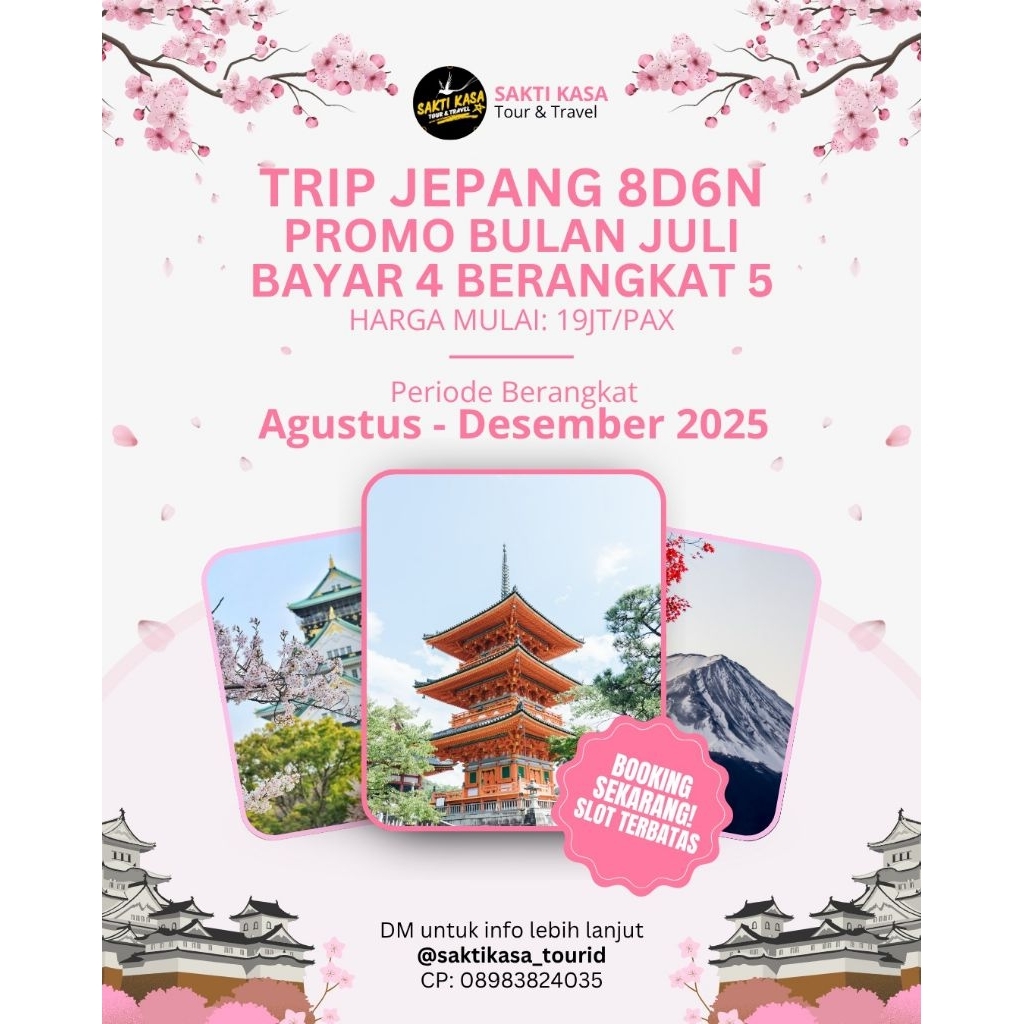 Paket Wisata Jepang 8 Hari 6 Malam
