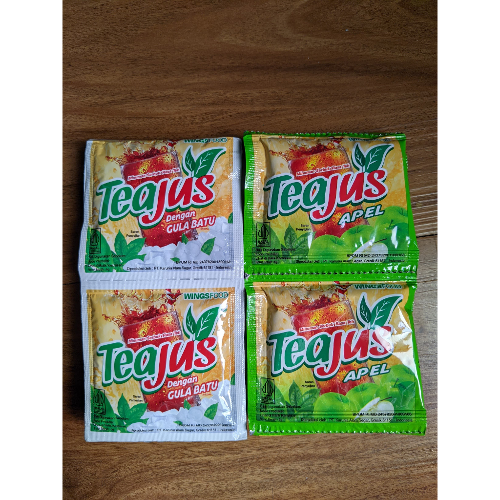 

Teajus Drink Renceng | 10 Pcs Sachet | Minuman Instan Tea Jus