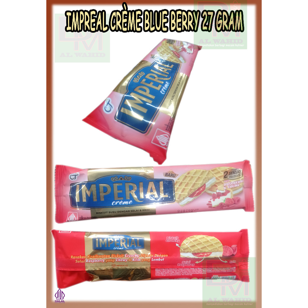 

Imperial Creme Biskuit Susu Dengan Selai dan Krim Kemasan 27 gram