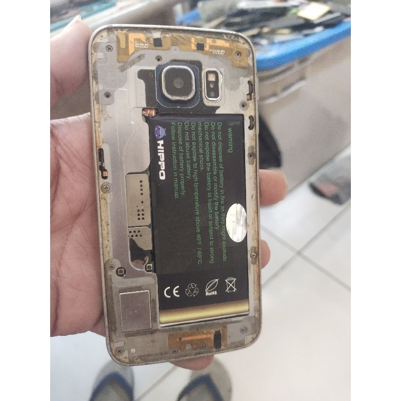 mesin samsung s6 edge nyala
