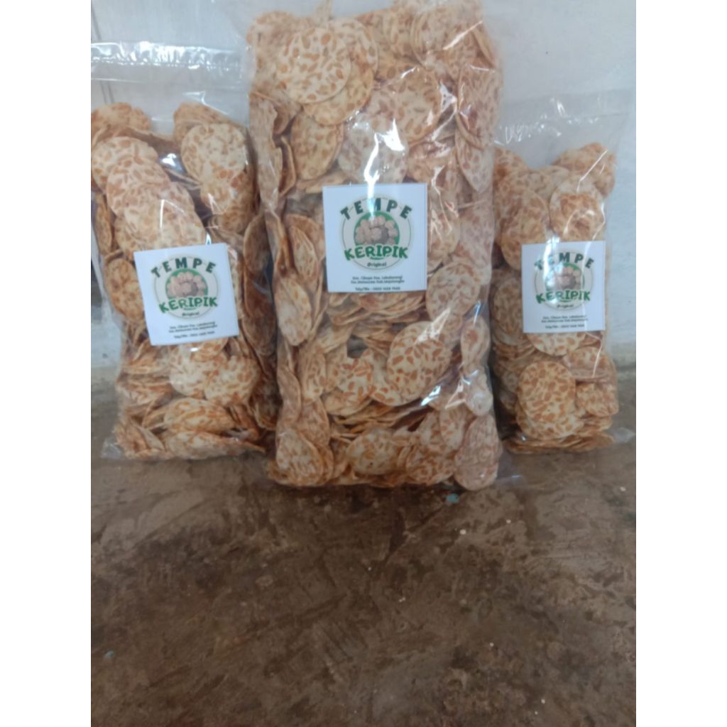 

keripik tempe sagu original 500 gram renyah dan gurih