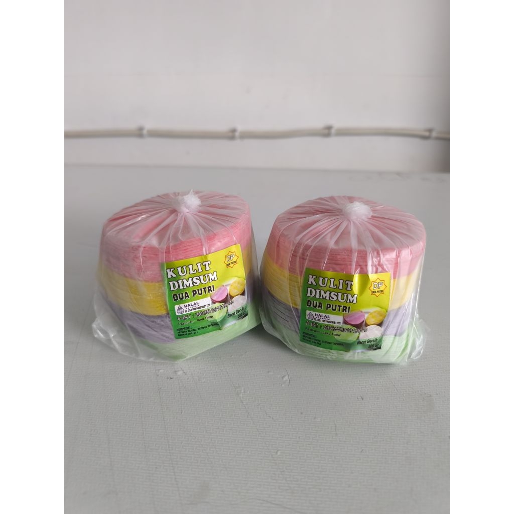 

Kulit Dimsum Merk Dua Putri Warna Warni 500 gr