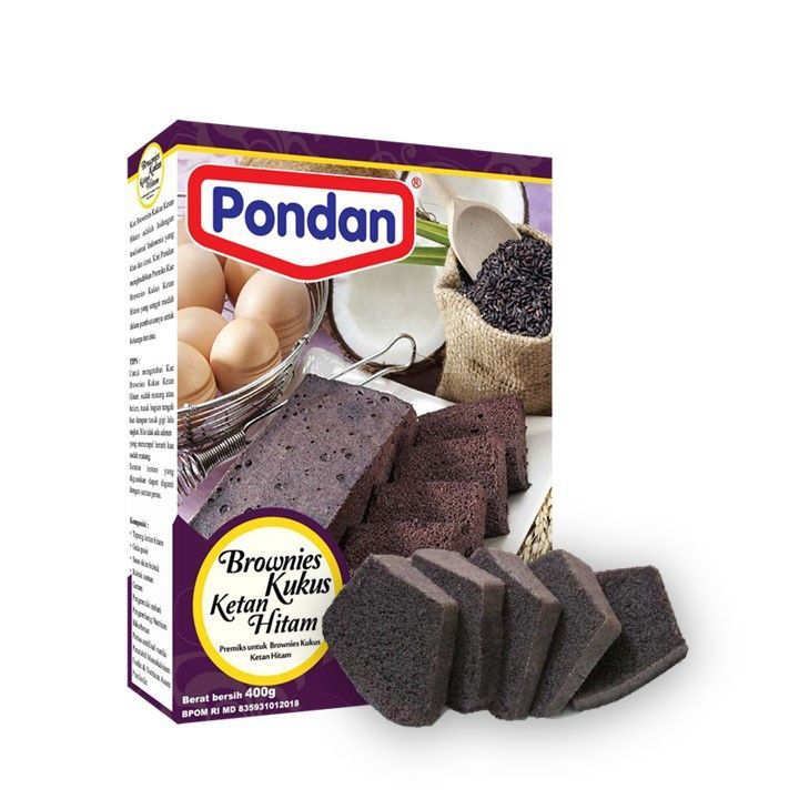 

PONDAN BROWNIES KUKUS KETAN HITAM KTK 400 GR