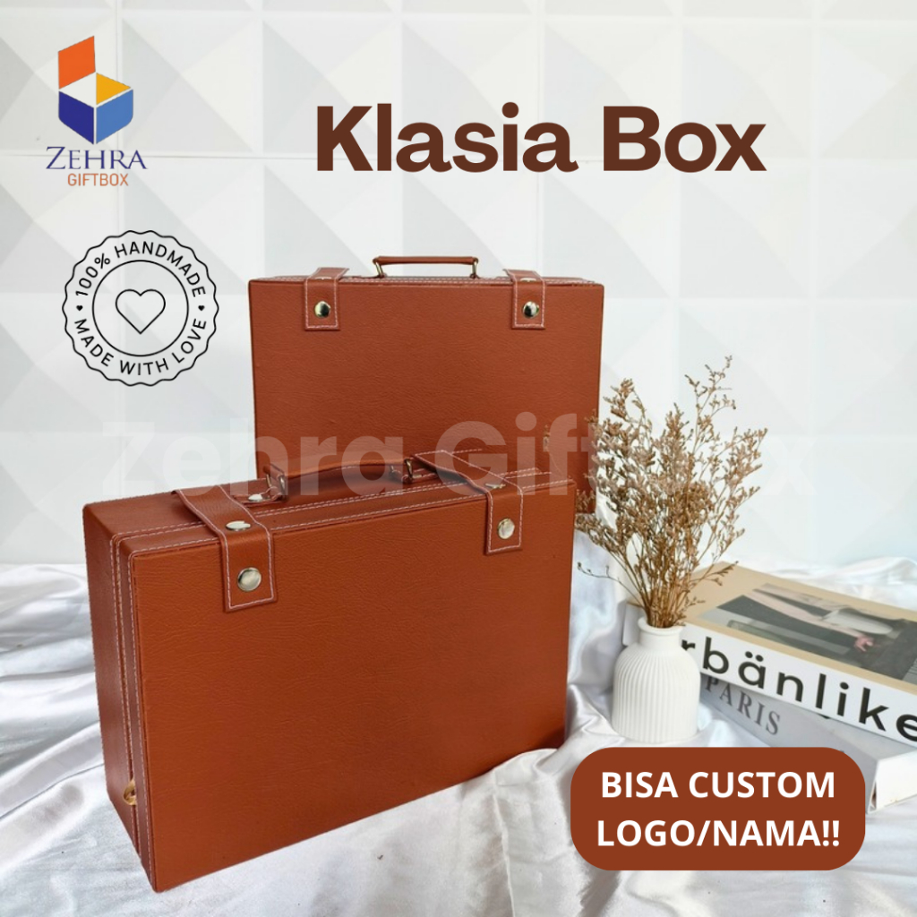 

GiftBox Model Koper Marbel Klasik | Hardbox Hampers/Hadiah Kulit Sintetis Uk. 33 X 24 X 13