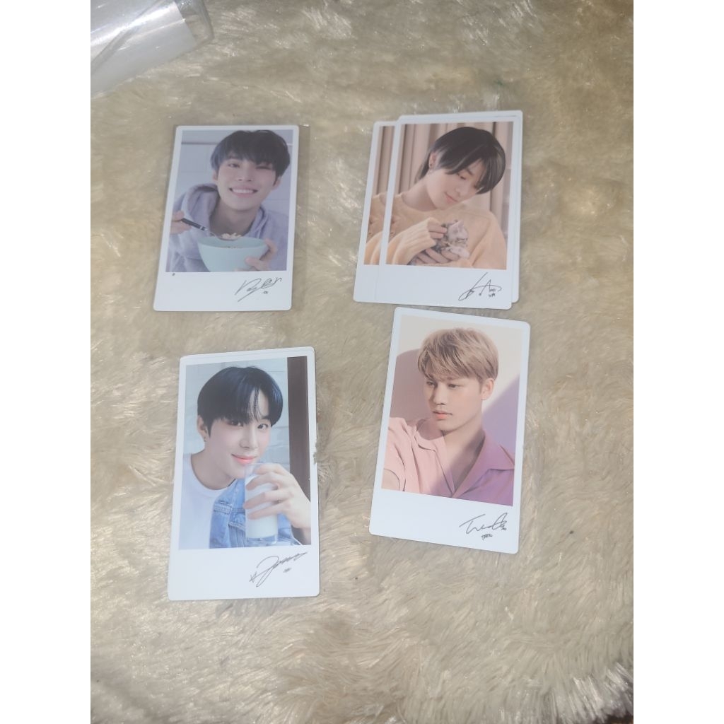 doyoung jungwoo yuta taeil nct 127 polaroid pc photocard nature republic natrep
