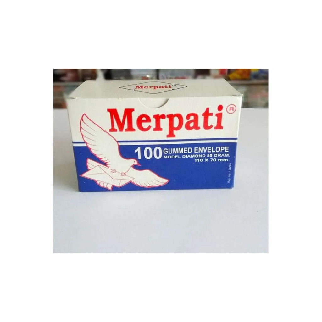 

[isi 100 Lembar] Amplop Polos Merpati Kecil 80 gram 110x70 / Amplop Undangan Putih