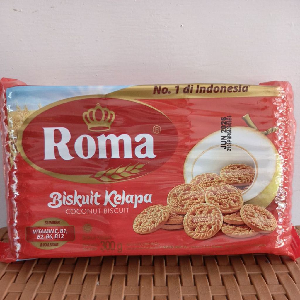 

ROMA Kelapa 300g Biskuit Kelapa