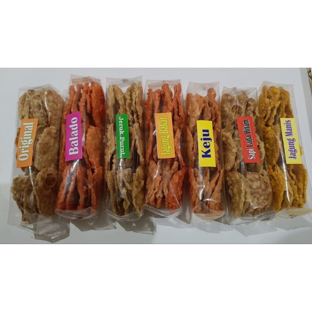 

keripik tempe oleh-oleh khas malang [satuan]