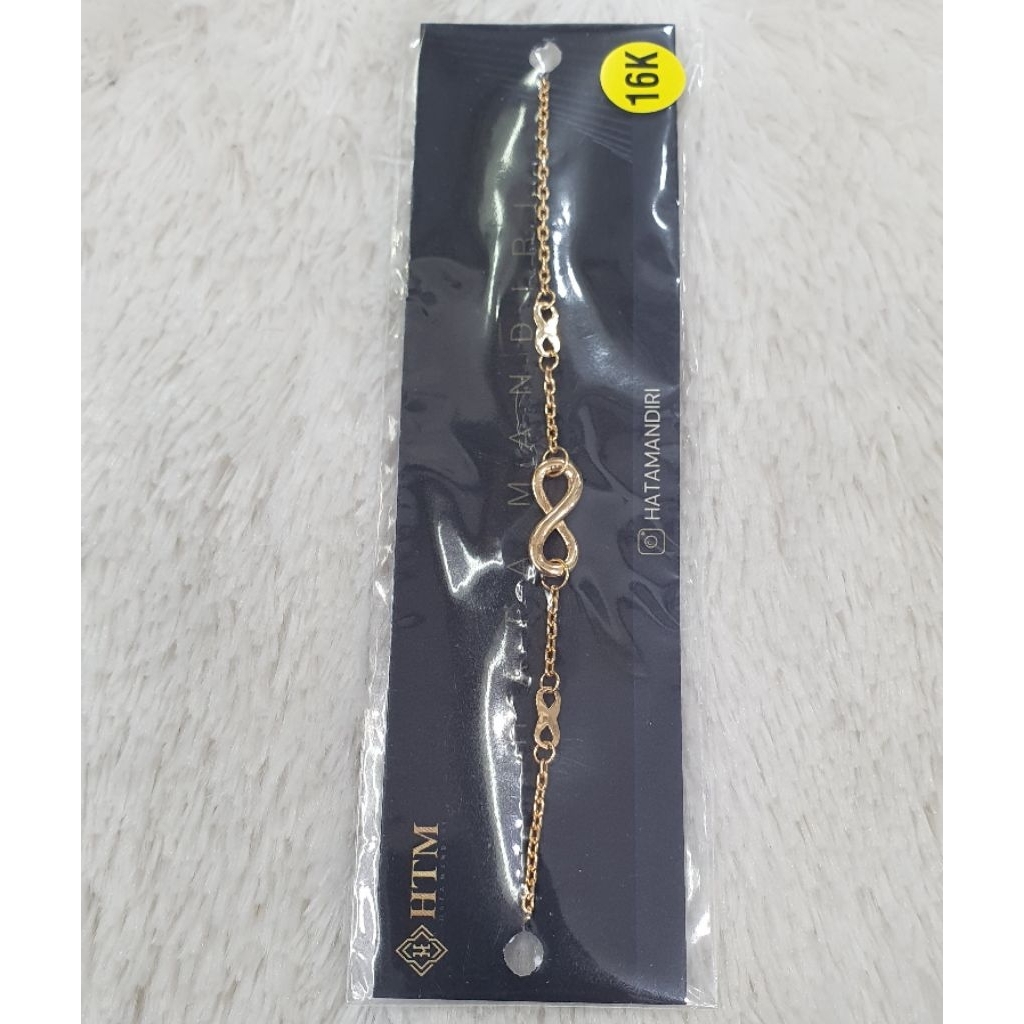 gelang italy New Arrival emas kadar 70% berat 3,13gram