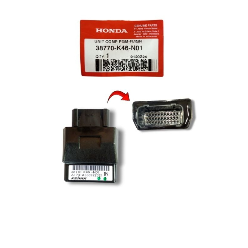 ECU CDI Honda Vario 110 Fi, Scoopy Fi 2015 AHM ORI 38770-K46-N01