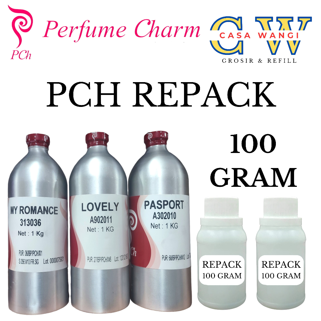 (100 GR) PRODUK PCH VARIAN REPACK 100 GRAM.BIBIT PARFUM PCH REPACK 100 GRAM.BIBIT PARFUM MURNI