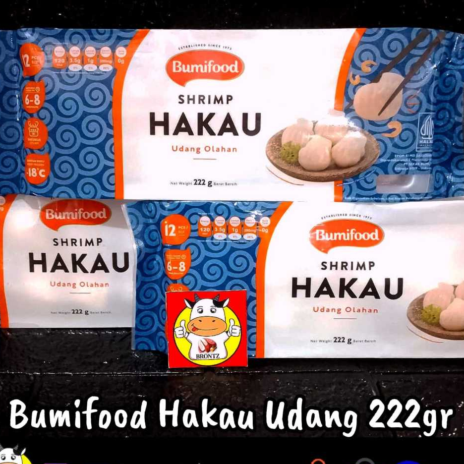 

BUMIFOOD SHRIMP HAKAU UDANG OLAHAN 222GR-FROZEN FOOD-BRONTZ JOGJA