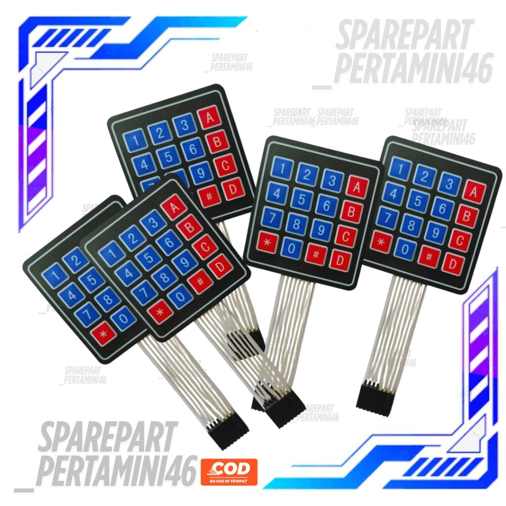 Tombol Keypad Pom Mini Pertamini Digital