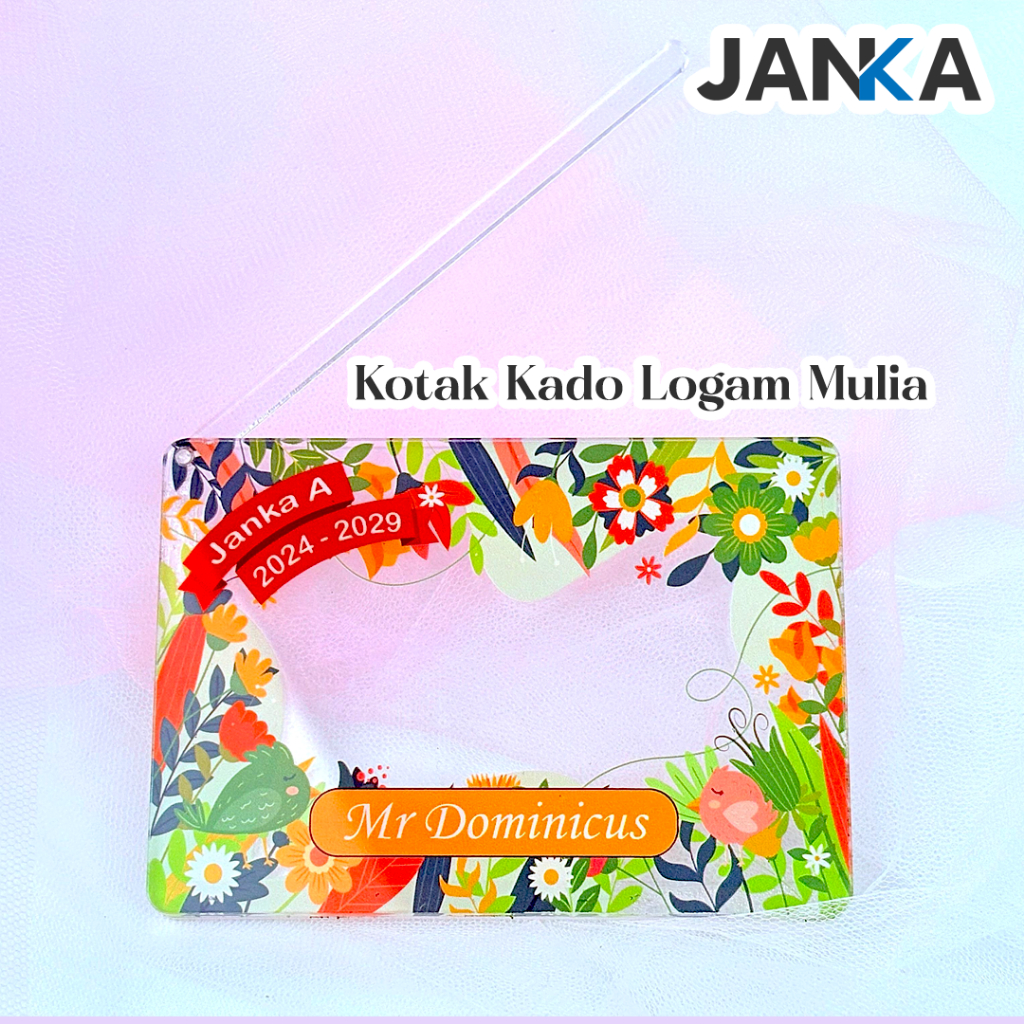 

JANKA Kotak Kado Emas LM Logam Mulia Acrylic Gift Box Custom Wisuda Wedding Gudu Birthday Mini Gold Antam USB