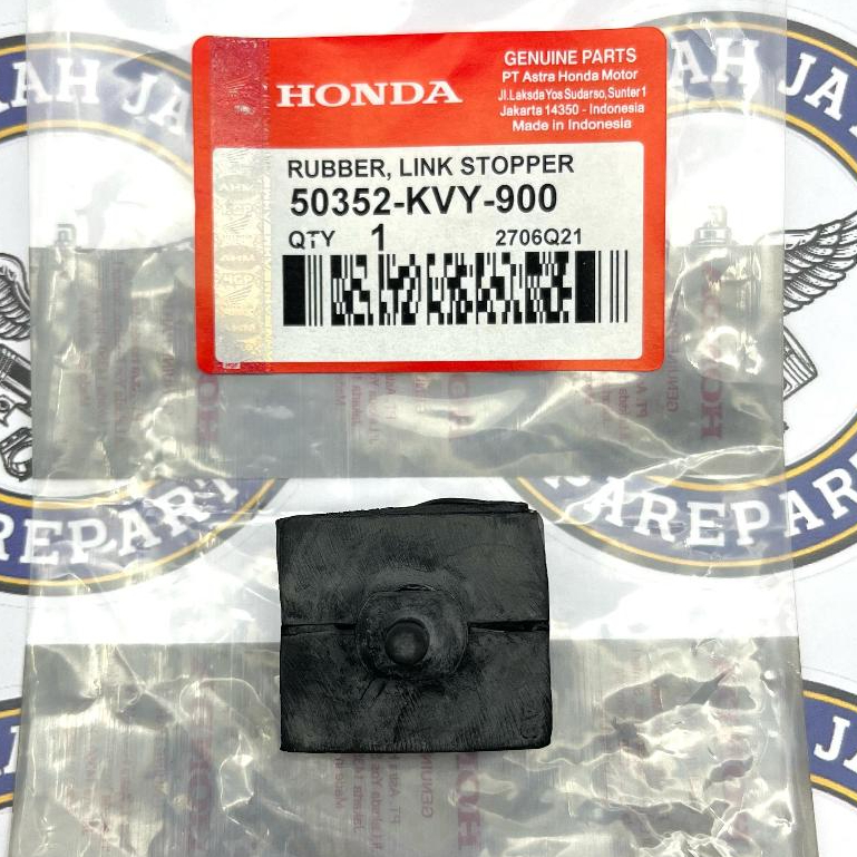 50352-KVY-900 Karet Rubber, Link Stopper Beat Karbu KVY Orirginal