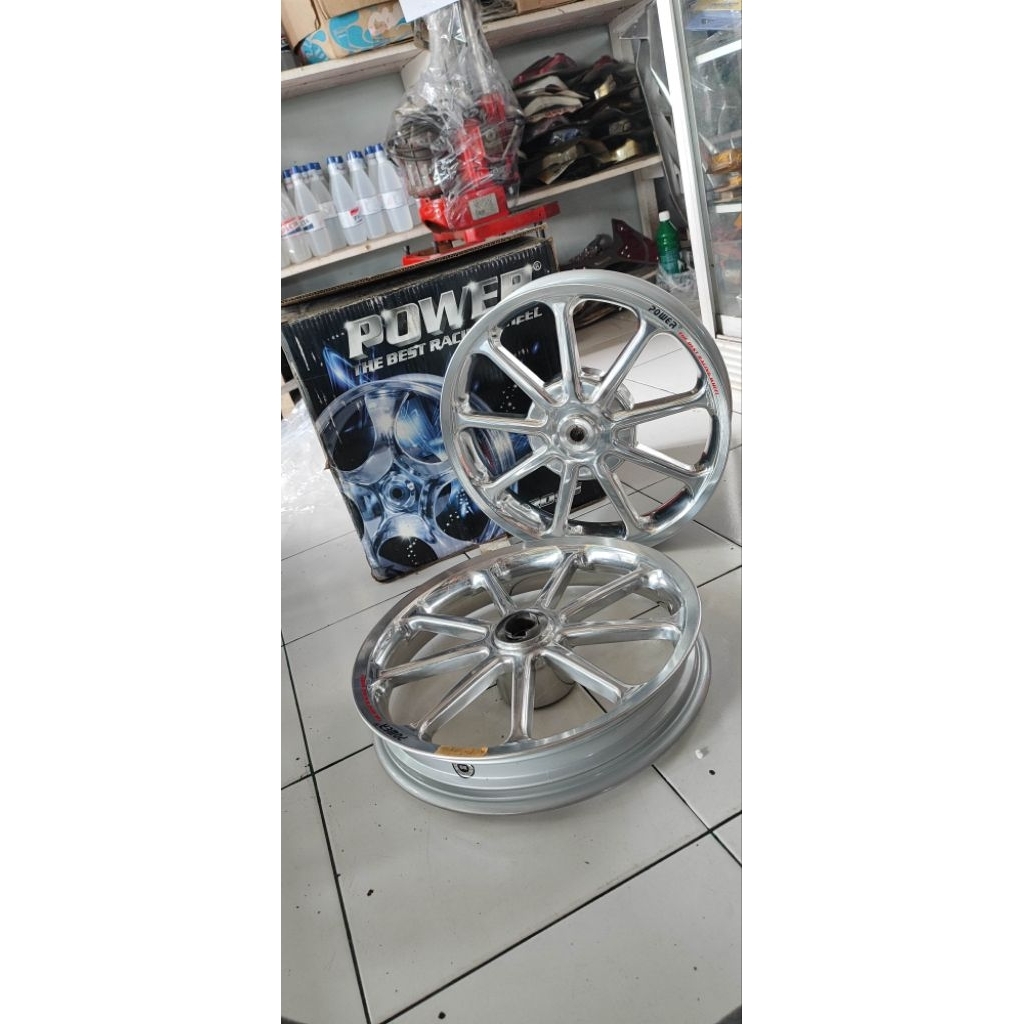 Velg Racing Power Sun Ring14 Mio lama mio sporty mio smile mio soul lubang baut piringan 4
