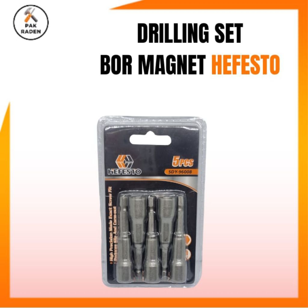 Drilling SET /Mata Kunci Sok Bor Magnet HEFESTO