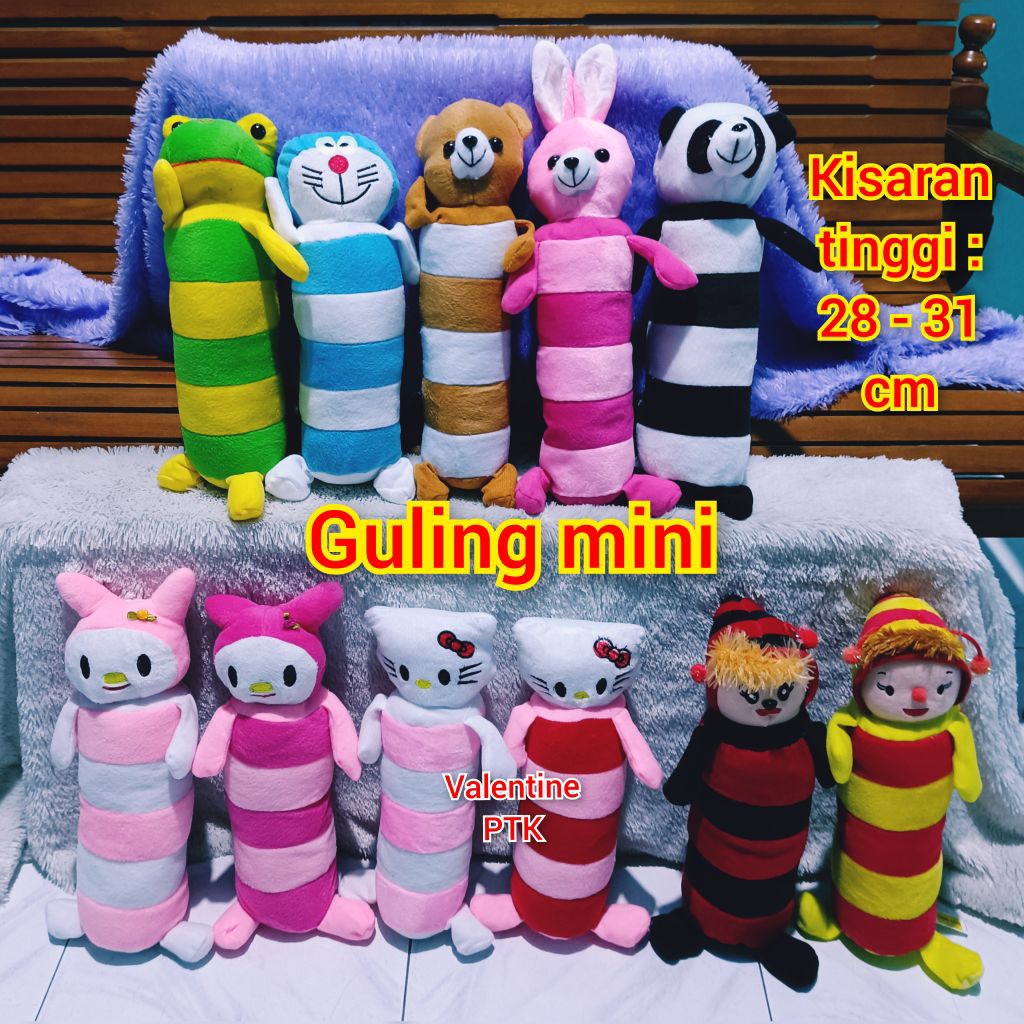 Boneka Guling mini | Guling Mini | Boneka Karakter Guling Mini | Boneka Karakter | Boneka Kepala | G