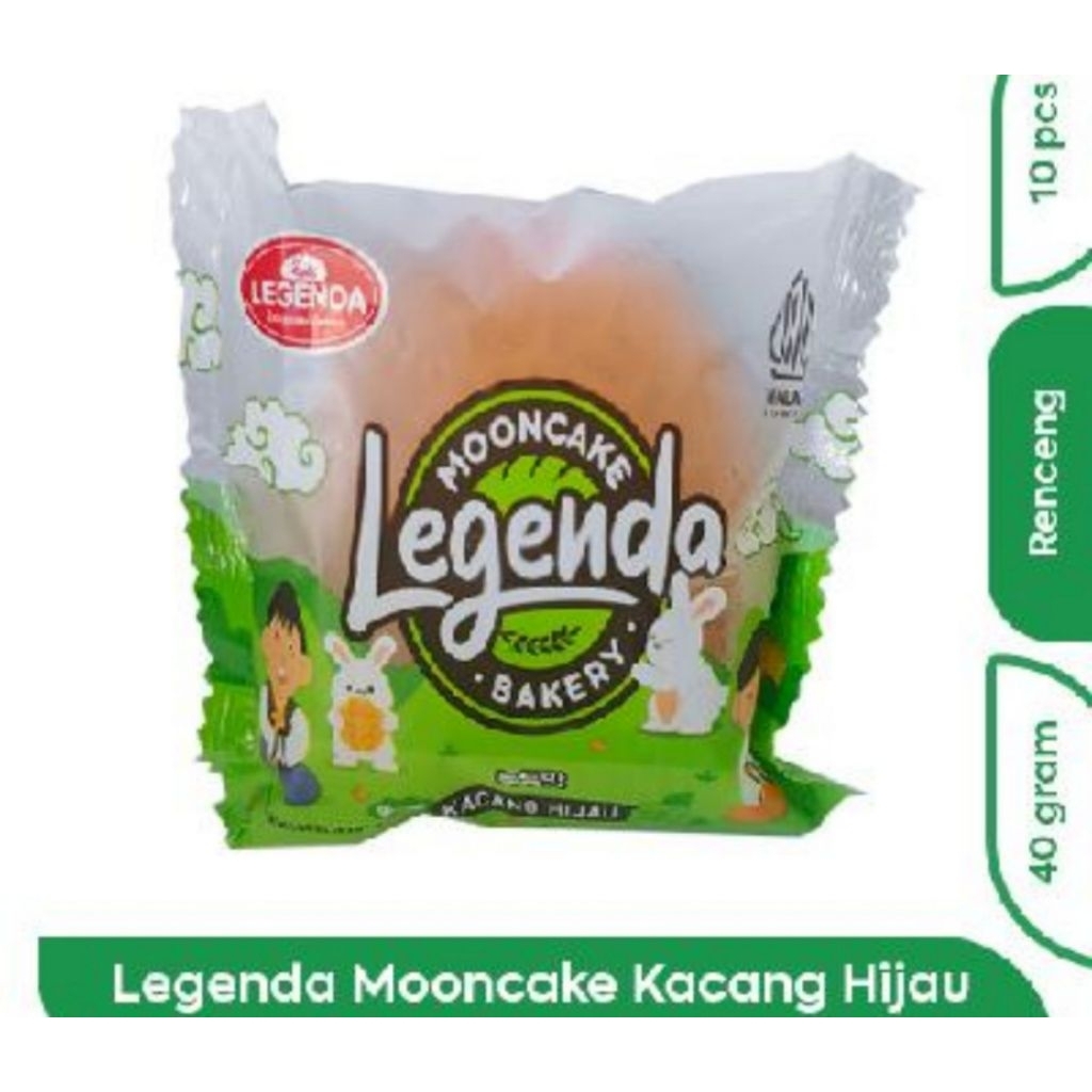 

LEGENDA MOONCAKE KACANG HIJAU 40gr RENCENG 10 PCS
