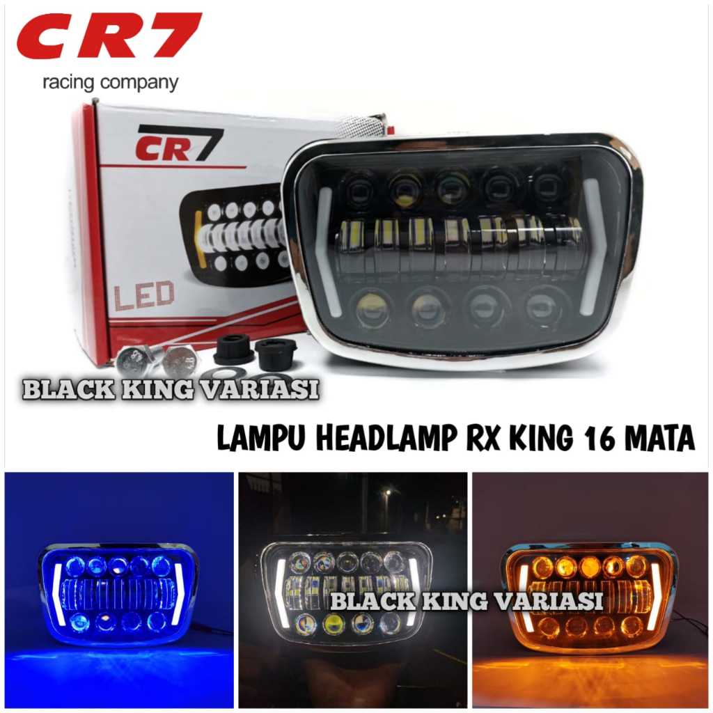 Lampu Rx King New Headlamp Rx King Oval Lampu Depan Rx King 16 Mata Led Cr7 Rx King New