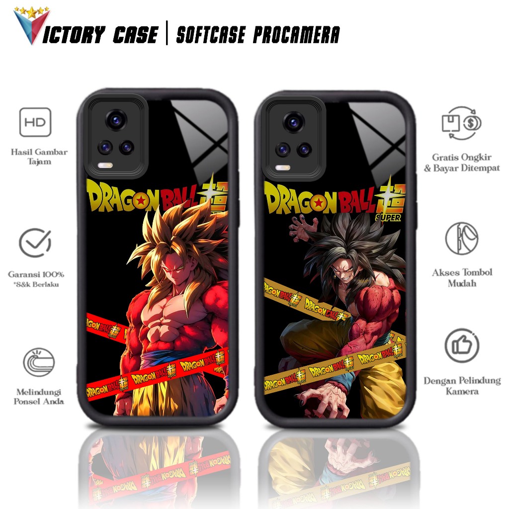 Case Premium Compatible For VIVO V20 Motif [ DRBL ] Casing Softcase Glossy Anti Jamur