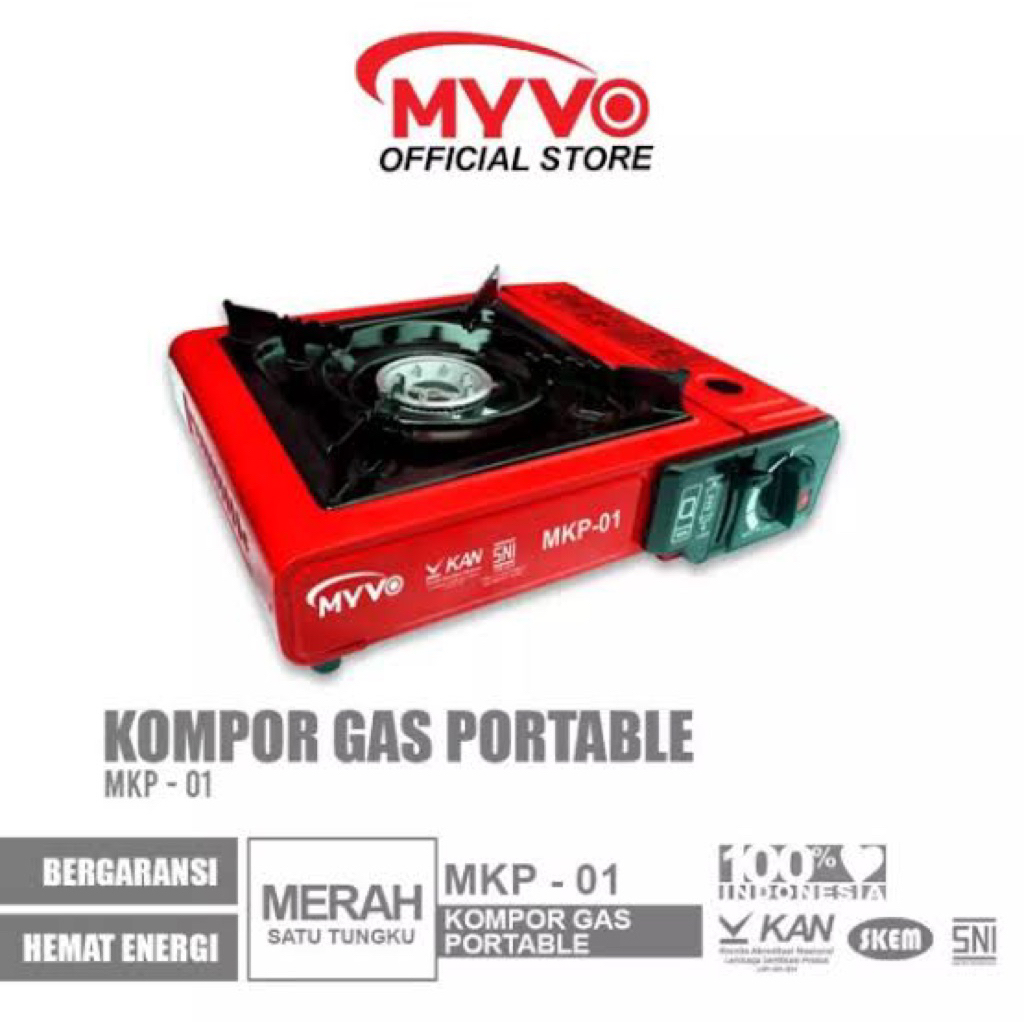 myvo kompor gas portable MKP01 - myvo kompor portable - kompor gas portable
