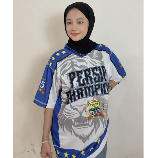 DIVES - Jersey Streetwear Oversize Premium Milano - Special Series - Persib White Edition