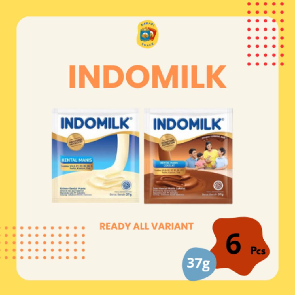 

RS Indomilk Sachet Susu Kental Manis (37g) isi 6pcs